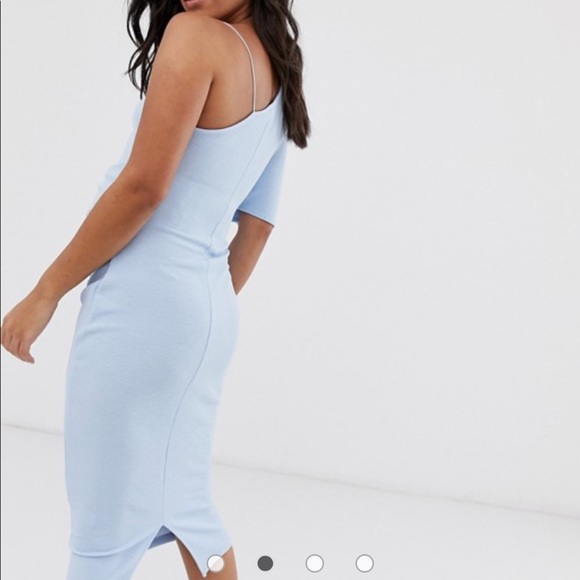 ASOS DESIGN Maternity 1 shoulder strap midi dress - Picture 5 of 8